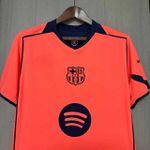 Camisa Barcelona Total 90 - 25/26 - Laranja - Torcedor Masculina
