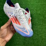 Chuteira Campo Adidas F50 Elite LL (FG) – Branco/Azul