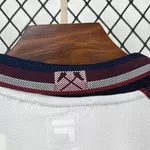 Camisa West Ham United Away II 99/01 – Branca e Azul – Retrô Masculina
