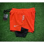 Shorts De Treino Unissex Nike Duplo Fitness - Laranja