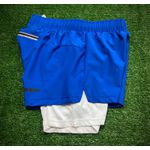 Shorts de Treino Unissex Under Armour Duplo Fitness - Azul