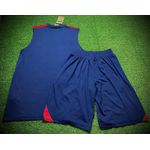 Conjunto De Treino Regata + Short PSG - Azul Marinho 22/23 (Detalhes vermelho)