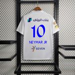 Camisa Al Hilal Away NEYMAR JR #10 23/24 - Torcedor Masculino - Branca