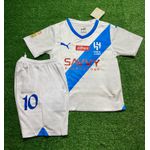 Conjunto Infantil Al-hilal #10 Neymar Jr Home - 23/24 - Branca