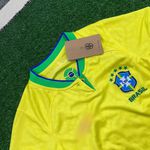 Copa Do Mundo De 2022 Do Brasil - Feminina Amarelo