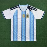 Camisa Argentina Home 26/27 - Torcedor Masculina (Patch)