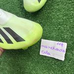 (DEFEITO) Chuteira Campo (fg) - Branca/verde (forma Justa) 