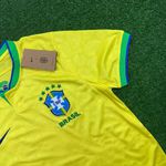 Brasil Copa do Mundo de 2022 - Torcedor Masculina Amarela 