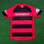 Camisa Retrô Flamengo Home I 2006 – Vermelha e Preta – Retrô Torcedor Masculina