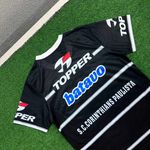 Camisa Retrô Corinthians Treino 1999 – Preta – Batavo – Topper – Retrô Masculina