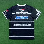 Camisa Retrô Corinthians Treino 1999 – Preta – Batavo – Topper – Retrô Masculina