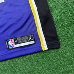 NBA Los Angeles Lakers Gola Redonda Nº 24 Bryant Silk (roxo Com N° Amarelo) Preto Na Lateral