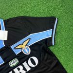 Camisa Retrô Lazio Away II 98/99 – Nedvěd #18 – Preto – Torcedor Masculina