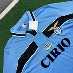 Camisa Retrô Lazio Polo Home I 99/00 – Azul – Torcedor Masculina
