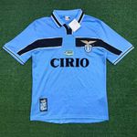 Camisa Retrô Lazio Polo Home I 99/00 – Azul – Torcedor Masculina