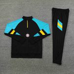 AGASALHO BAYERN DE MUNIQUE MEIO ZÍPER 23/24 - PRETO/AZUL