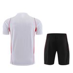 Conjunto Treino Camisa + Short SP 23/24 - Branco/Preto