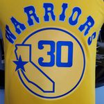 NBA Versão Retrô CURRY #30 Golden State Warriors - Amarela