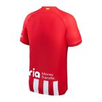 Camisa Atlético de Madrid Home 23/24 -Torcedor Masculina - Vermelho e Branco