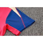 Conjunto de Treino Camisa + Shorts - Barcelona Rosa/Azul 2024/25