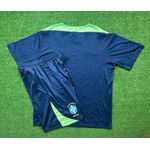 Conjunto Treino Brasil Camisa + Short 2024 - Azul Marinho