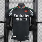 CAMISA ARSENAL AWAY II 24/25 JOGADOR - PRETO