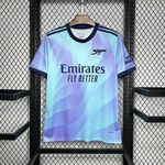 Camisa Arsenal Third III 2024/25 - Torcedor Masculino - Detalhes Lilás