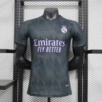 CAMISA REAL MADRID EDIÇÃO ESPECIAL - 24/25 JOGADOR - PRETO/LILÁS