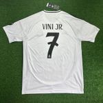 Camisa Real Madrid HOME I 2024/25 1 Vini Jr. 7 + Patch - Torcedor Masculino