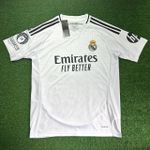 Camisa Real Madrid HOME I 2024/25 BELLINGHAM 5 + Patch - Torcedor Masculino