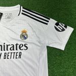 Camisa Real Madrid HOME I 2024/25 BELLINGHAM 5 + Patch - Torcedor Masculino