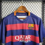 Camisa Retro Barcelona 15/16 Home - Vermelho/Azul