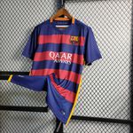 Camisa Retro Barcelona 15/16 Home - Vermelho/Azul