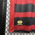 Camisa Sport Recife HOME I 24/25 Torcedor Maculina - Vermelha e Preta (BORDADA)