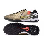 Chuteira Society Nike Tiempo Legend 10 Pro (TF) - Dourado/Preto