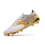 Chuteira Campo Mizuno Morelia SR (FG) - Branco/Amarelo