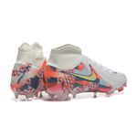Chuteira Campo Nike Phantom Luna (FG) - Branco/Laranja - Botinha