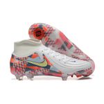 Chuteira Campo Nike Phantom Luna (FG) - Branco/Laranja - Botinha