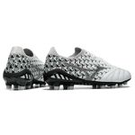 Chuteira Campo Mizuno Morelia Neo Japan (FG) - Cinza/Preta e Branco