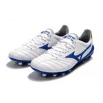 Chuteira Campo Mizuno Morelia Neo (FG) - Branco/Azul