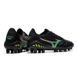 Chuteira Campo Mizuno Morelia Neo (FG) - Preto/Verde