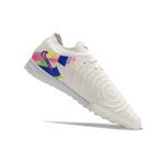 Chuteira Society Nike React Phantom (TF) - Branco/Colorido