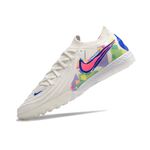 Chuteira Society Nike React Phantom (TF) - Branco/Colorido