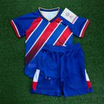 Conjunto Infantil Bahia Away II 24/25 - AZUL/ VEREMLHO