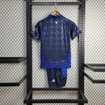 Infantil Manchester United - Away 24/25 - Azul (Forma Justa)