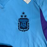Conjunto De Treino Meia Calça + Camisa Argentina - 23/24 - Azul