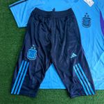 Conjunto De Treino Meia Calça + Camisa Argentina - 23/24 - Azul