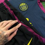 Conjunto de Treino Meia Calça + Camisa PSG - 23/24 Azul marinho/roxo