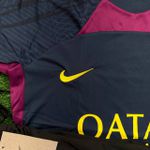Conjunto de Treino Meia Calça + Camisa PSG - 23/24 Azul marinho/roxo
