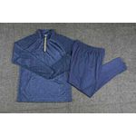 Agasalho De Treino Santos Meio Zíper - 24/25 - Azul e Dourada